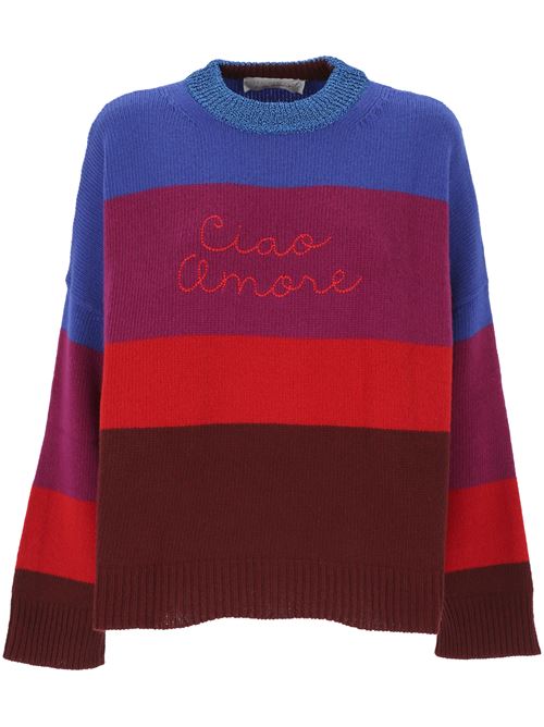 Royal blue/multicolour knitwear Giada Benincasa | 220130